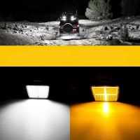 OFF ROAD ÇALISMA LAMBA KARE 59 LED BEYAZ-TURUNCU 12-30 VOLT 2